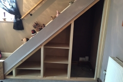 Under stairs storage