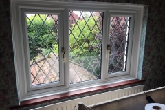 New upvc window with leaded lights